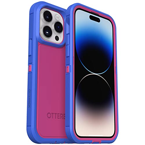 OtterBox Custodia Symmetry Series per iPhone 15 Plus e iPhone 14 Plus, scarpe da ballerina (rosa), si aggancia a MagSafe, ultra elegante, bordi rialzati proteggono fotocamera e schermo
