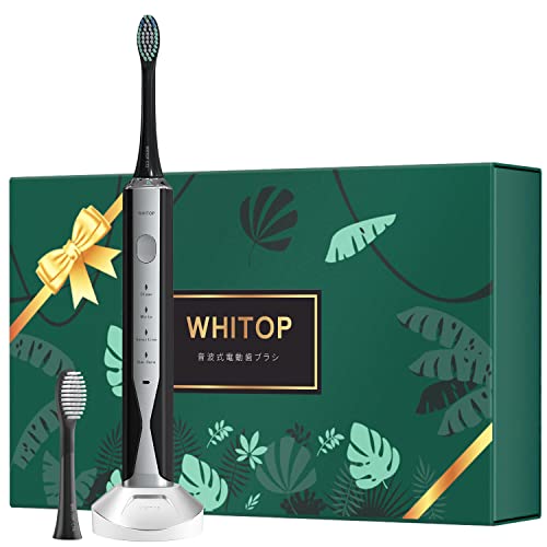 WHITOP CD-02 成人用プロソニック電動歯ブラシはワイヤレス充電型電動歯ブラシ 4モード 圧力センサー スマートタイマー 1回の充電で240日間使用可能