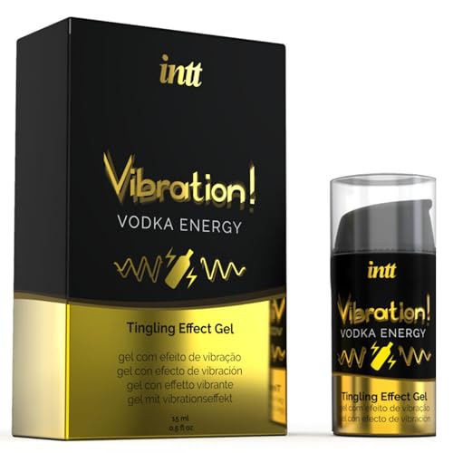 Lubricante Gel Estimulante Vibration Vodka 15ml – Efecto Sensitivo, Sabor Refrescante comestible, Formato Compacto y Discreto Unisex