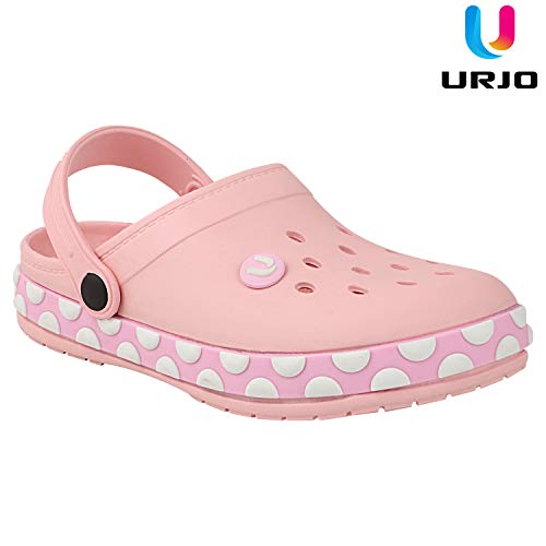 Image of URJO GEMS Kid's Clogs /Sandals with Adjustable Back Strap Ultra Soft & Flexibility Anti Skid Comfortable Waterproof Daily Mules Clogs /Sandals Boy's & Girl's