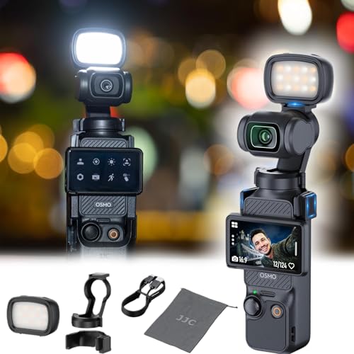JJC Pocket 3 LED Light for DJI Osmo Pocket 3 / Muse Lightweight Magnetic