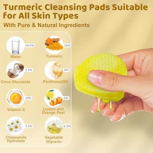 Mr.A Turmeric Soap Bar Turmeric Face Clay Mask Turmeric Cleansing Pads, Vitamin C Facial Mask For Pores thumb #2