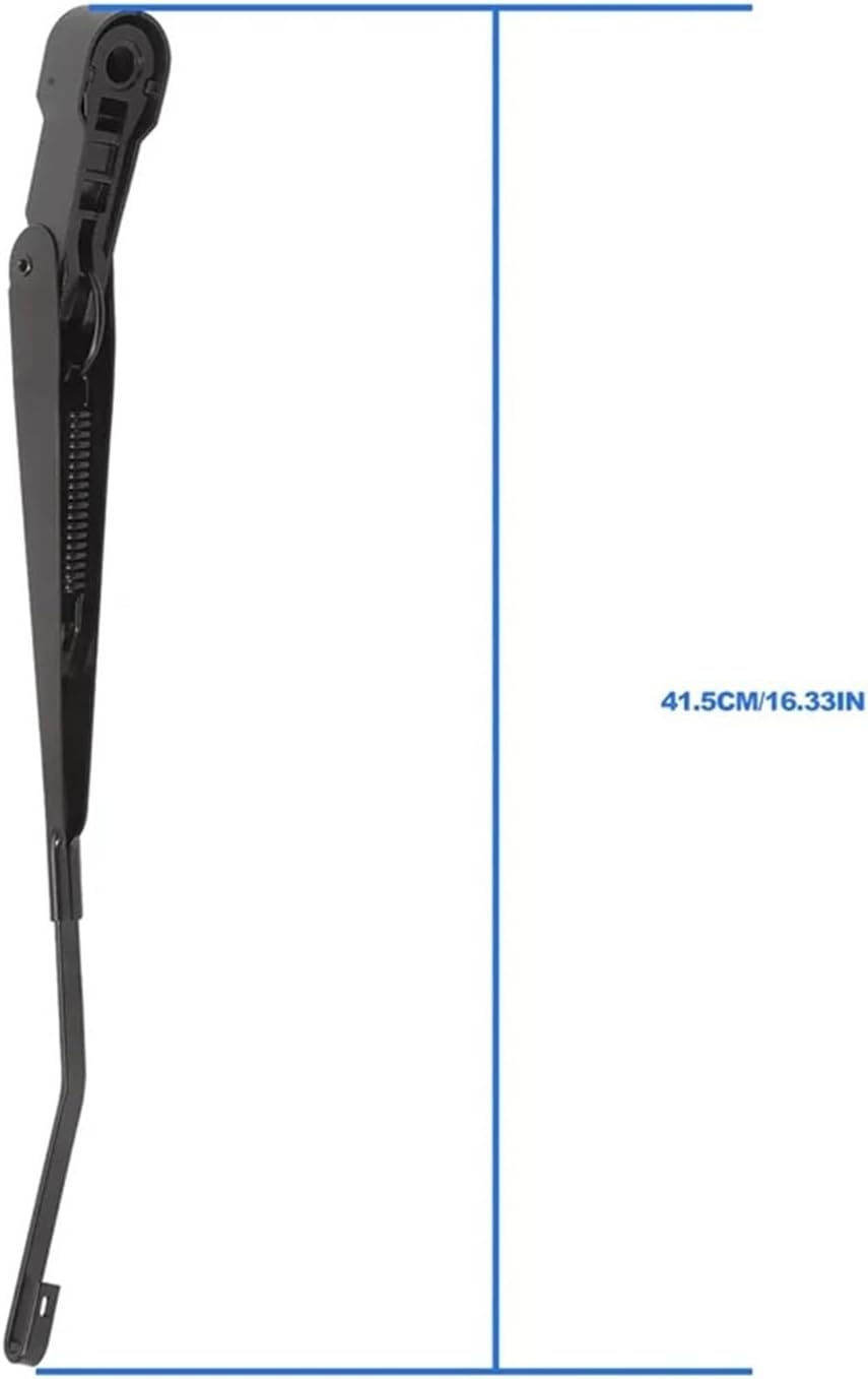 Car Front Rear Wiper Cap Black Car Wiper Front Windshield Wiper Arm And Cap Left Or Right Side Fit For Jeep Wrangler 2007 2008 2010 2017 Wiper Cover Replacement(2 pcs)