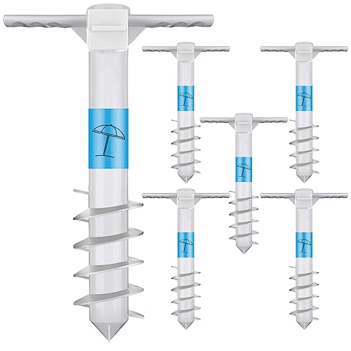 4 Pcs Beach Umbrella Sand Anchor Heavy Duty Outdoor Umbrella Base Beach