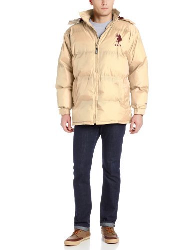 U.S. Polo Assn. Men's Signature Bubble Jacket With Large Pony