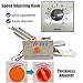 INTSUPERMAI 110V Automatic Paper Folding Machine, 2 Folding Plates, Multiple Forms, Max Speed 262ft/min, Z Fold Desktop Paper Folder for Manuals Document Business Letters