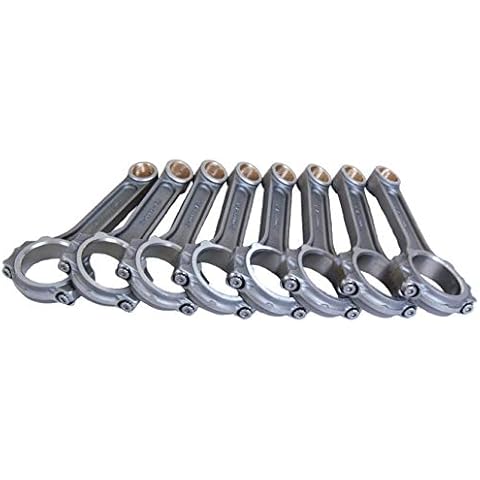 Eagle Abrasives FSI6800 Connecting Rod, I Beam, Big Block Chevy, 6.800 in Long, Bushed, 7/16 in Cap Screws, Set of 8 Cover