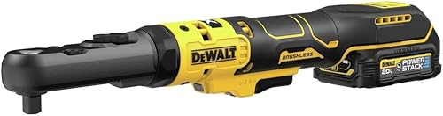 Miniatura 3 de DEWALT Juego de trinquete inalámbrico MAX XR de 20 V, trinquete de cabeza sellada de 38 pulgadas y 12 pulgadas, batería y cargador incluidos