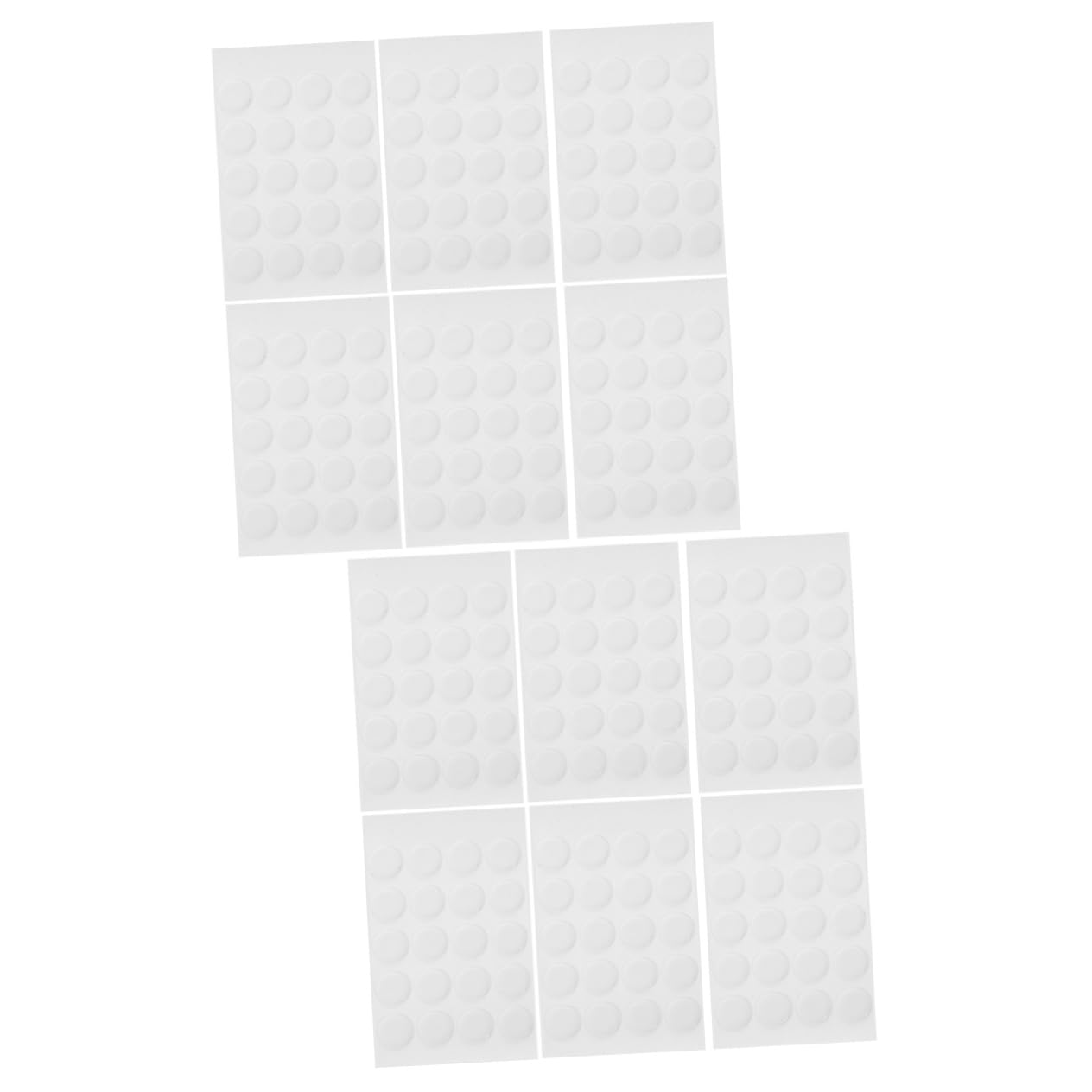 SEWACC 2sets Double Sided Sticky Tape Adhesive Dots No Traces Sticker 2 Sided Adhesive Craft Supplies 300pcs*2