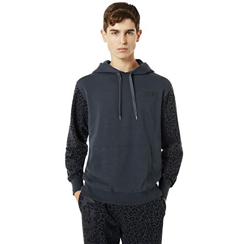 Oakley 472519 Men's TNP Animalier Hoodie Sweater, Blackout - L