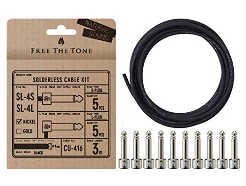 Amazon.co.jp: Free The Tone SL-4SL-NI-55K ソルダーレスケーブル