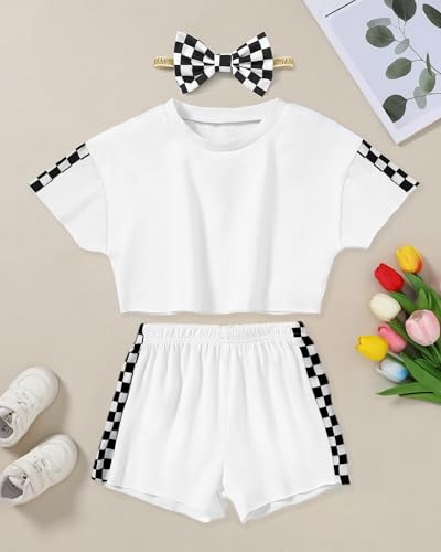 Image of SANMIO Toddler Girl Clothes Summer 3 Piece Outfits Cute