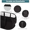 2 Pcs Collapsible Laundry Baskets, Tear Proof Pop Up Laundry Hamper with Dual Handles, Durable Foldable Laundry Basket, Easy to Carry Laundry Hamper for Home, Laundry Room, Bedroom, Dorm, Travel Black