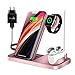Produktbild LECHLY Kabelloses Ladegerät,4 in 1 Induktive ladestation für Apple Watch,Airpods Pro,iPhone 12/SE/11/X/XR/Xs Max/8,Samsung Galaxy S20/S10(Mit QC 3.0 Adapter)