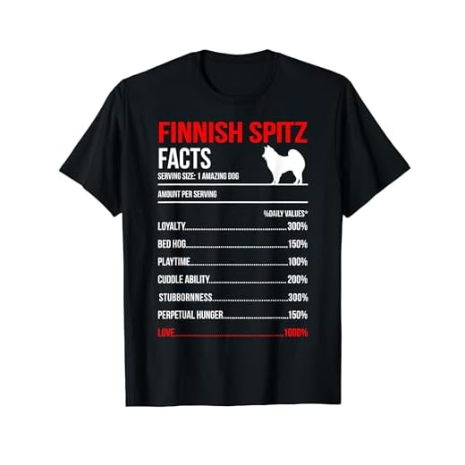 Finnish Spitz Facts Dog Breed Lover Owner T-Shirt