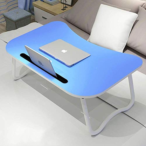 Laptop Tisch Wohnheim Schreibtisch Faltbarer Arbeitstisch Gaming Schreibtisch PC tragbare Studie Workstation Nachttisch für Bett Sofa Boden-Q