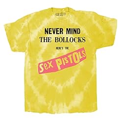 Rock Off The Sex Pistols Never Mind The Bollocks Officiel T-Shirt Hommes Unisexe - Les Beatles, Paul McCartney, John Lennon, RIngo Starr, George Harrison