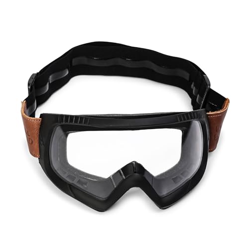 Image of Royal Enfield REMX 2.0 MOTO GOGGLES CLEAR GLASS | Wide Vision for Complete View | Clear glass for High Visibility with Anti Scratch Coating on Both Sides.