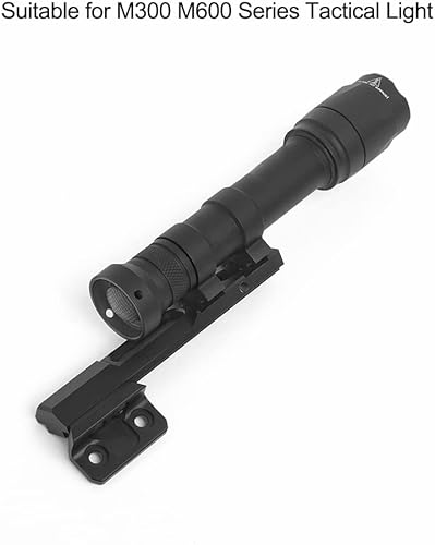 Miniatura 6 de NOBUHIRO Soporte de luz compensada de aleación de aluminio de metal, serie M300 M600 linterna táctica extensión de luz de montaje desplazado,