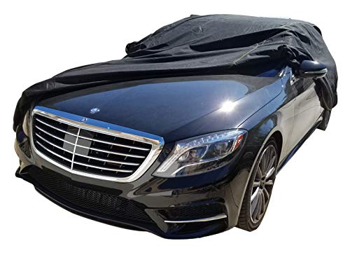 Mercedes S Class Breathable Indoor Outdoor Dust Cover Sedan Car Cover For 1990 ~ 2018 - 300Se 300Sel 300Sd 350Sd 350Sdl 420Sel 560Sel S320 S420 S500 S550 S600 S63 S65 Sedan (Space Gray) #TOP1