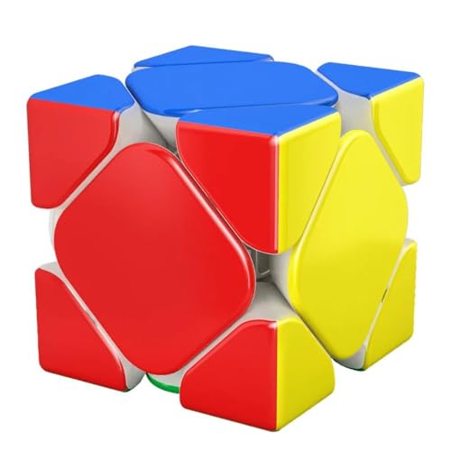 Image of MoYu RS Skewb Magnetic Speed Cube | MagLev Technology, Adjustable Compression & Frosted Finish | Strong Magnetism & Fast Turning Skewb Puzzle