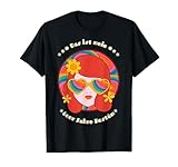Dieses 60er 70er Jahre Motiv ist ein tolles Flower Power Outfit für die 60s 70s Motto Party. Schönes Kostüm bzw. Verkleidung für jede Retro Vintage Oldies Party. Tolle Geschenkidee für Männer und Frauen, die in der Zeit von LPs und Vinyl gross wruden.