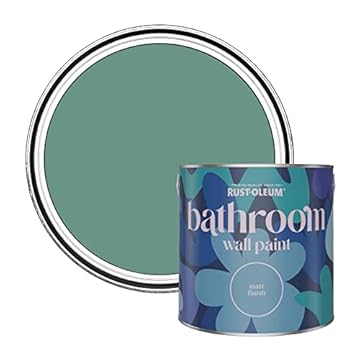 Rust-Oleum Green Water-Resistant Bathroom Wall & Ceiling Paint - Wanderlust 2.5L