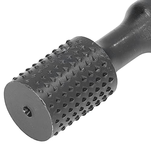 Burr Moagem Cilindro Alto Aço Carbono Dente Grosso para 115 e 125 Angle Grinder, Com Cor Preta, Apli