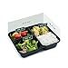 FiTPREP - Contenedores de alimentos (3 compartimentos, 10 unidades, compacto, ahorro de...