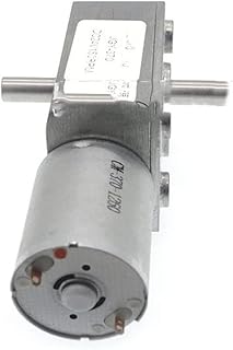 turbine speed Mini 24v Dc Mega Torque Geared Motor, Motors, Geared Dc Motor, JGY370 Small Motors, for Projects 24v dc Curtain motor, Dual axis Self-locking motor worm controllable ( Color : Motor+brac