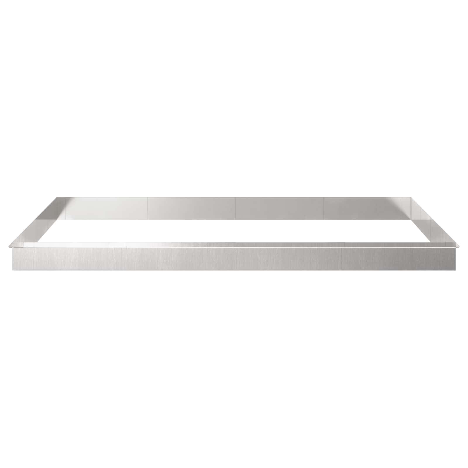 vidaXL Schneckenzauns 20 pcs Silber Edelstahl, Moderner Gartenzaun, robuster Außenbereich, Metallrand, einfaches Design, effektiver Schutz