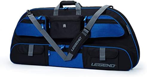 Legend Apollo Travel Compound Bow Case – Soft Carry Case for Archery Gear, Accessories & Equipment – Protective Padding & Tricot Lining, Spacious Storage Pockets, Arrow Tube Holder – 40-44″ Interior Legend Apollo Travel Compound Bow Case – Soft Carry Case for Archery Gear, Accessories & Equipment – Protective Padding & Tricot Lining, Spacious Storage Pockets, Arrow Tube Holder – 40-44″ Interior