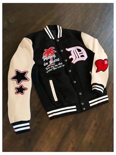 SOLY HUX Men's Varsity Jacket Color Block Graphic Long Sleeve Streetwear Y2k Baseball Jacket4