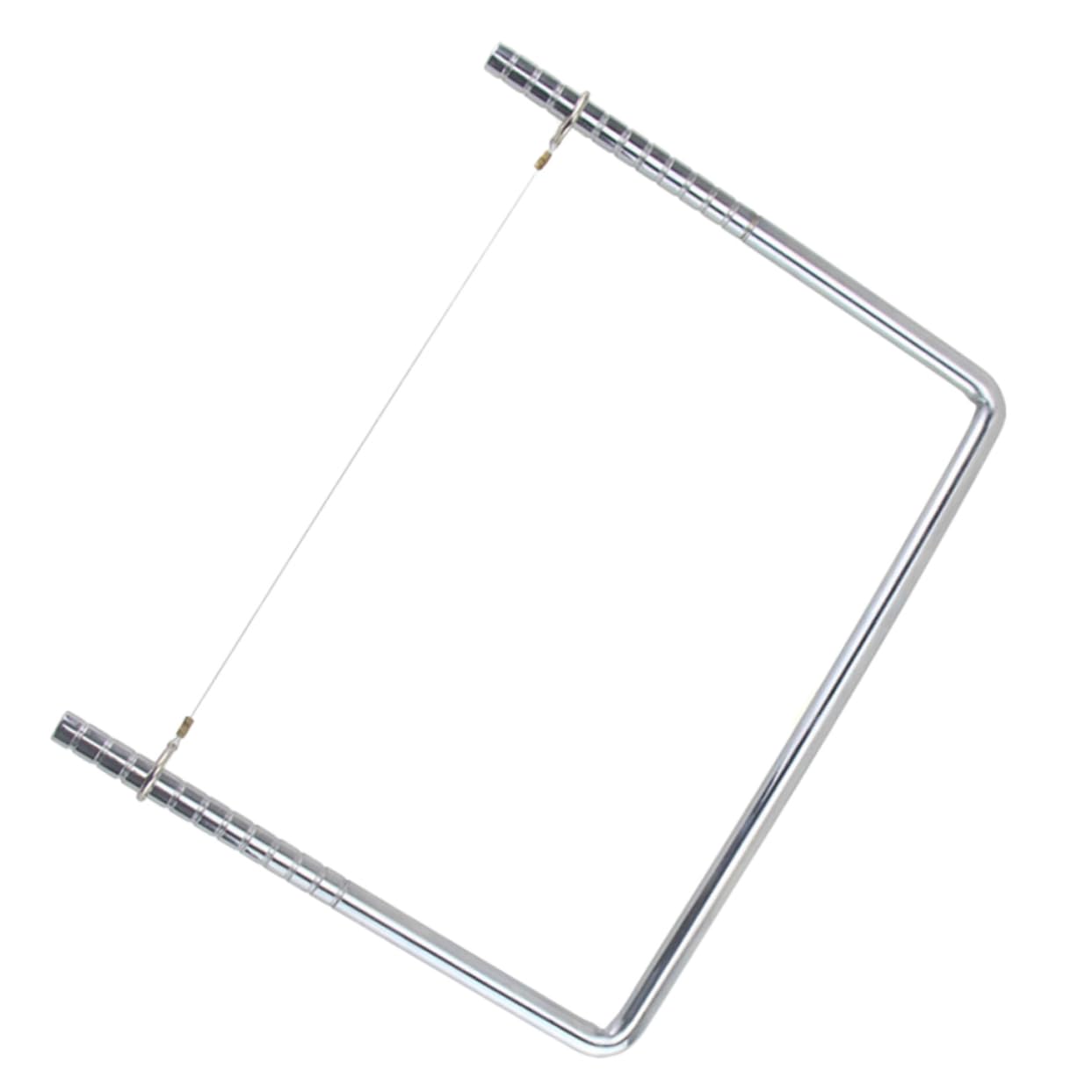 Cortador de Lodo de Acero Curvado, Alambre Ajustable, Plata
