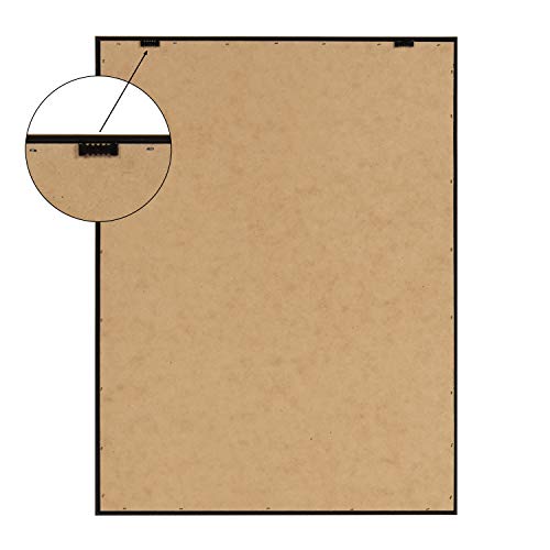 Kate and Laurel Sylvie Muted Tan and Blue Colorblock Botanical Palm Framed Canvas Wall Art by The Creative Bunch Studio; 18x24 White; Simple Modern Botanical Wall Decor Art - Image 4