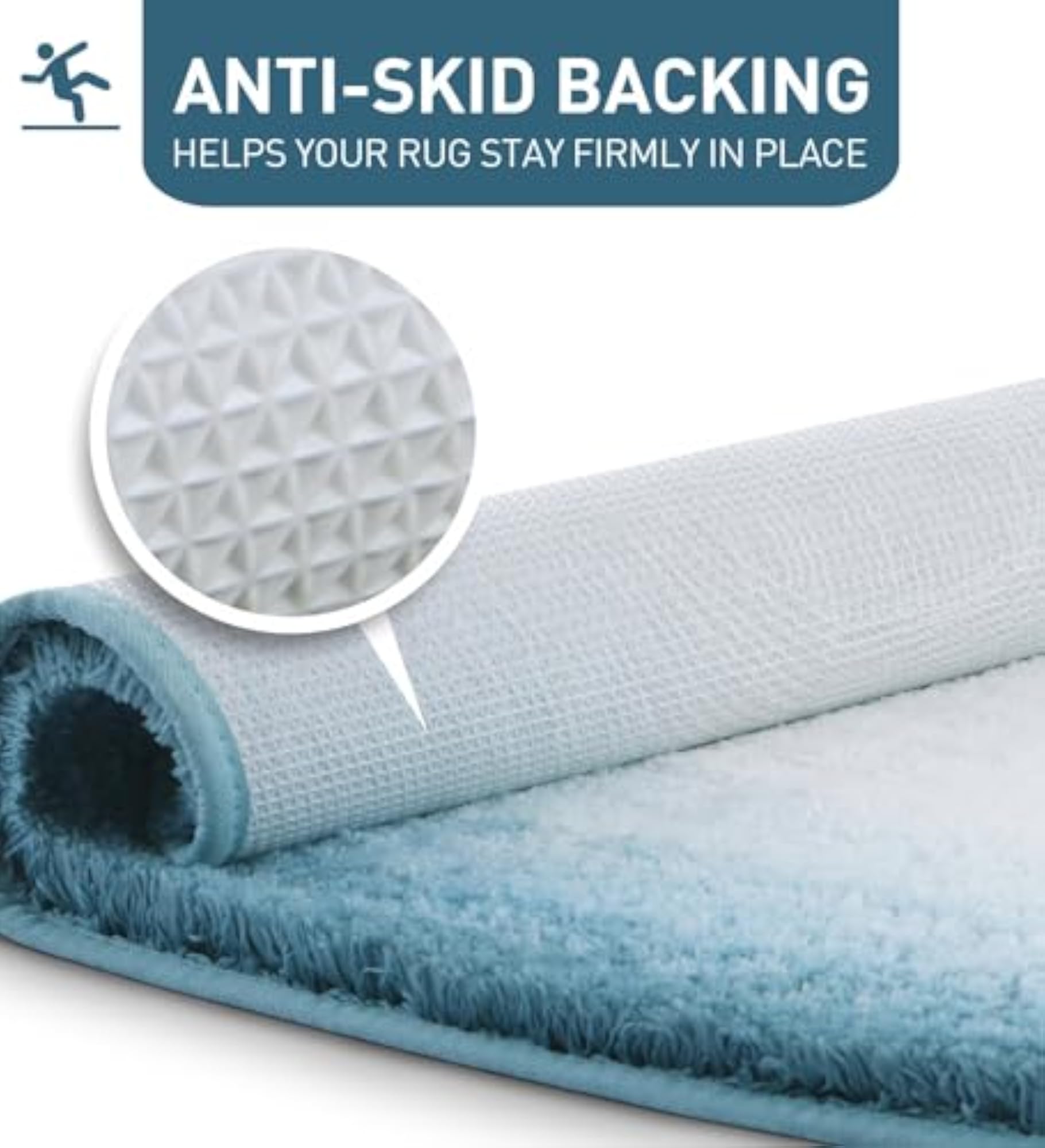 Supersoft Polyester Bath Mat, Quick Dry, Teal