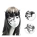 SYBL Black Lace Masquerade Mask Half Face Eyemask for Women Halloween Costume Cosplay Accessories