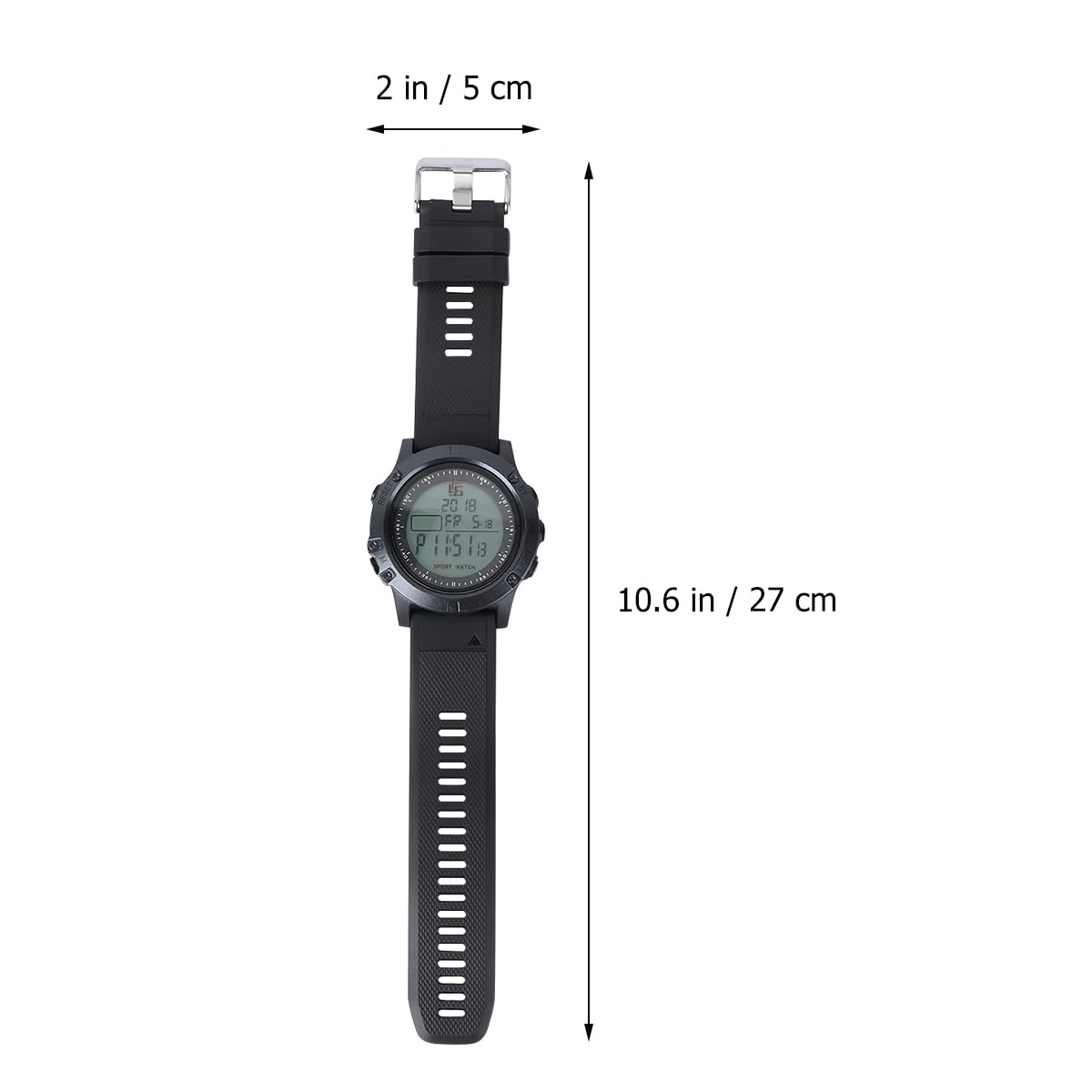 YARNOW Orologio da polso per uomo, orologio da uomo, orologio da uomo, orologio da calcio, arbitro, cronometro professionale, cronometro, cronometro per spegnere, timer