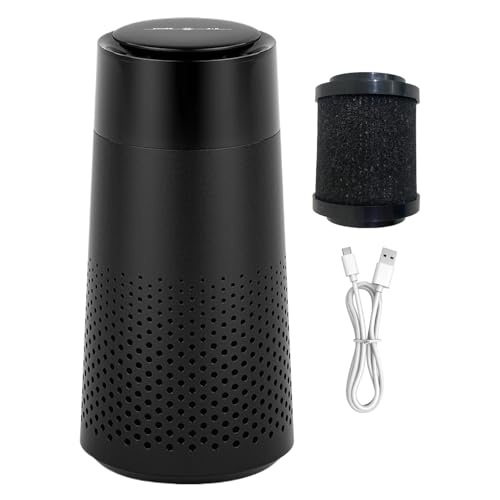Purificador de aire para coche,Purificador de aire para coche | Eliminador de olores para purificador de viaje portátil, para aromaterapia, difusor silencioso para ambientador de pe