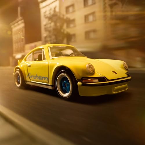 Hot Wheels Porsche 911 RSA a escala 1:64 amarillo miniatura 6