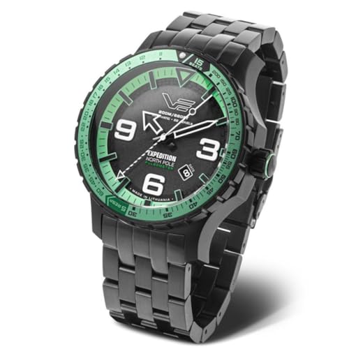 Vostok Europe Herren-Armbanduhr Automatik Polar Night Grün YN55-597C731