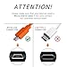 Fast Charger Cable Cord Compatible with for J.BL Charge 3 2, Flip 4 3 2, Clip 2 3 Pluse, GO/GO 2 Speaker Earphone Headphone Replacement Power Supply - 2Pack
