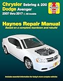  Chrysler Sebring 2007 Thru 2010, Sebring Convertible 2008 Thru 2010, Chrysler 200 2011 Thru 2017 & Dodge Avenger 2007 Thru 2014 Haynes Repair Manual:: ... (2011-2017) & Dodge Avenger (2007-2014) (USA)