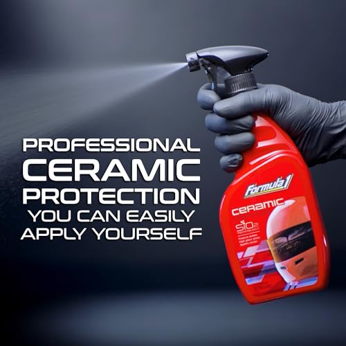 Image of Formula 1 Ceramic Spray Car Wax, Ultimate Glossy Shine and Protection for All Car Surfaces, Long-Lasting Ceramic Finish, Quick & Easy Application 680ml