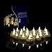 AGPtEK Lot 24 Battery Operated LED Warm White Tea Light Candle Flickering Flashing