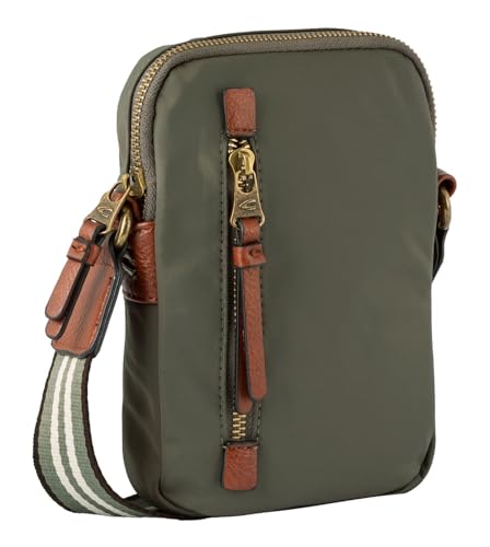camel active Bari Damen Handytasche Umhängetasche Mittelgroß Grün