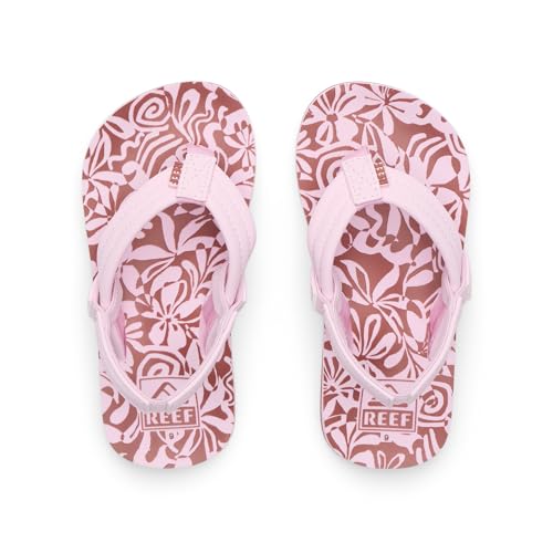 Image of REEF Girls Toddler /Little Kid Ahi Beach Flip Flop, Soft Cushion Footbed, Water Friendly