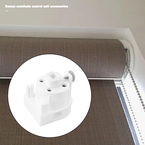 ECSiNG 2 Sets of 37x33mm Roman Curtain Control Mechanism with Cover Roller Shutter Track Accessories Center Pole 5.5mm Compatible with Hilarys - Image 3