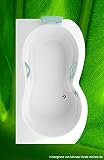 Vasca da bagno Java Links 160 X 90 – 90 X 160 in acrilico rettangolare per vasca da bagno