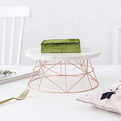 Mish Rose Gold Marble Cake Stand Cover